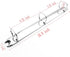 2Pcs Metal Letter Size 3 D Rings Binder Mechanism,30mm Inner Height,26mm Base Width,Replacement Kit for DIY Planners...