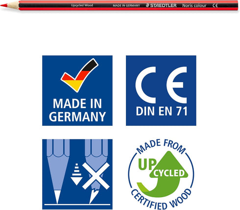 STAEDTLER 185 C24P Noris Colour Pencils - Assorted Colours (Pack of 20 + 4 FREE)...