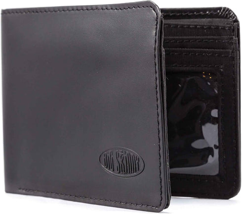 Big Skinny Men's L-Fold Passcase Leather Slim Wallet, Holds Up to 30 Cards...