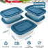 5PCS Small Food Storage Containers,Freezer Microwave safe,Food Container Sets,BPA Free Plastic Meal Prep Containers & Kitchen Set,Lunch Containers...
