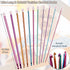 Coopay Long Crochet Hook Set, 11pcs Tunisian Multicolor Afghan Crochet Needles for Crocheting, 2mm(B)-8mm(L), Great Knitting & Crochet Supplies To...
