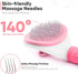 Cat Brush Self Cleaning Slicker Brush with Release Button, Dog Shedding Brush for Grooming, Cat Comb Pet Massage Tool Suitable for Long or Short P...