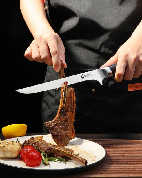 TUO Boning Knife - 7 inch Fillet Knife Flexible Kitchen Knives - German HC Steel Blade for Poultry and Fillet Fish - Full Tang Pakkawood Handle - ...
