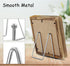 2 Pack Plate Stands for Display, 4 Inch Iron Easel Plate Holder Display Stands Gold Metal Picture Frame Holder Stand for Picture, Decorative Plate...