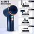 Wireless Car Vacuum Cleaner - Cordless Vacuum Cleaner High Power Portable Vacuum for Car 2 in 1 Blow and Suck Handled Vacuum Cordless (Blue)...