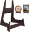 2 Packs 8 Inch Wooden Display Stand, Plate Holder Display Stand for for Display Decorative Photo Frame Stand, Easel Display Stand,Picture Stand,Pl...