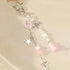 Meefisher Pink Bear Keychain Y2K Aesthetic Charm Cute Keychain Mini Kawaii Accessories for Backpack Purse for Women Birthday...