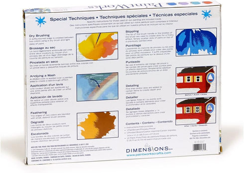 Dimensions Blue Poppies Paint by Numbers for Adults, 14'' W x 11'' L...