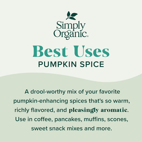 Simply Organic Pumpkin Spice Organic, 1.94 Ounce...