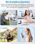 Portable Fan Rechargeable,Handheld Fan 4000mAh Battery Operated Fan with Digital Display,Hand Fans for Women Foldable Mini Pocket Fan,Foldaway Han...