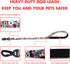 Dog Leash, Short Traffic Leash for Dogs, Heavy Duty Floral Pattern Female Safety Nylon Training Dog Leash for Medium & Large Dogs (23inch, White)...