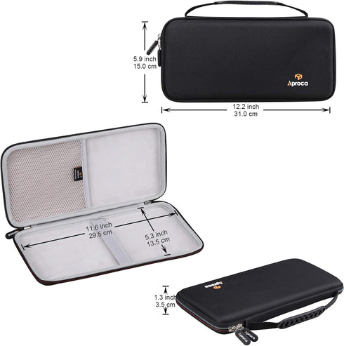 Aproca Hard Travel Storage Case, for Apple Magic Keyboard/OMOTON Ultra-Slim Bluetooth Keyboard...