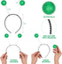 Cheerin Green Alien Headband and Glasses - Martian Antenna Headband - Glitter Ball Head Boppers - Space Theme Costume - Alien Costume Accessories...