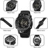 FANMIS Men's Digital Black Sports Watches Large Face Waterproof Dual Time Stopwatch Alarm LED Back Light Count Down Wrist Watch...