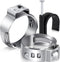 80PCS 1/2inch Stainless Steel Pex Cinch Clamp Rings plus 3/4inch Half Clamp J-Hook with Nails for Pex Tubing Pipe...