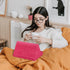Soft Tablet Stand Pillow with Pocket,Tablet Cushion Stand,Adjustable 3 Viewing Angle,Lazy Holder Stand for Bed Sofa,Compatible with iPads Tablets ...