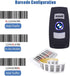 Symcode Bluetooth Barcode Scanner 1D Laser Wireless Barcode Scanner 3-in-1 BT & USB Wired & 2.4G Portable Handheld scanning Barcode Reader for Lib...