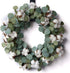 Idyllic Eucalyptus and Cotton Wreath, 14 Inches Artificial Wreath on a Natural Twig Base for Farmhouse, Garden, Wedding, Decor...