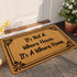 Welcome Mats for Front Door Outdoor Entry It's Not A Whore House, It's A Whore Home Doormat Non Slip Rubber Mat for Home Indoor Farmhouse Funny Ki...