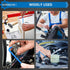 Allen Wrench Hex Key Set 1.5mm-10mm, 9PCS Metric Long Ball End Allen Key Set L-key with Visible Coding for Bike Motorcycle Repair Furniture Assemb...