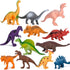 Kids Dinosaur Figures Toys, 7 Inch 12 Pack Jumbo Plastic Dinosaur Playset, STEM Educational Realistic Dinosaur Figurine for Boys Girls Toddlers...