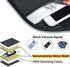 ONEVER Signal Blocking Bag, GPS RFID Faraday Bags for Phones Faraday Bag Pouch Shield Cage Wallet Phone Case for Cell Phone Privacy Protection Car...