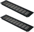 Geesatis 15.7 x 4 inch / 400 x 100 mm Rectangle Shape Mesh Air Vent for Cabinet Shoe Cabinet Hardware Accessories Ventilation Cover, with Mounting...