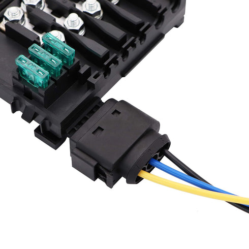 Battery Fuse Box Terminal 1J0937550 Compatible with 99-04 VW Beetle Jetta Bora Golf MK4 with Wiring Harness Pigtail Connector...
