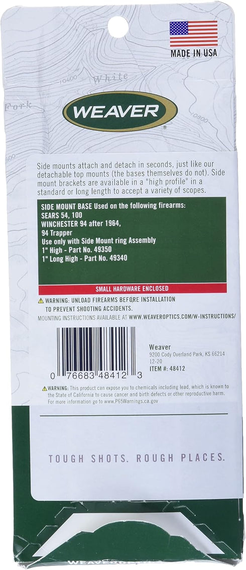 Weaver Side Mount Base - #3B...