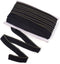 MegaPet Black Polyester Fringe Tassel Lace Trim 1 Inch x 82 Feet Chainette Fringe Fibre Trim for Sewing Quilting DIY Home Decoration...