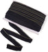 MegaPet Black Polyester Fringe Tassel Lace Trim 1 Inch x 82 Feet Chainette Fringe Fibre Trim for Sewing Quilting DIY Home Decoration...