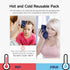 BICAREE Ice Pack for Injuries Reusable, Ice Bags Hot Water Bag for Hot & Cold Therapy and Pain Relief with Cover, No-Leak Elastic Breathable Ice B...