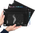 Tamaki Pencil Pouch for 3 Ring Binder, Clear Window Pencil Case for Binder, 3 Ring Binder Pencil Bag, Black, 3 Pack...