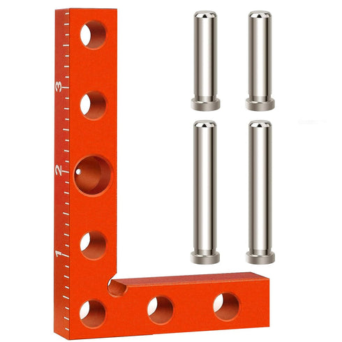 Mini Small Square Center Finder Tool 90 degree precision machinist square Quick Measuring square Edge Marking center finder for woodworking pocket...
