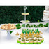GEORLD 48pcs Edible Tropical Turtle Leaves Cupcake toppers Palm Leaf Cake for Hawaii Theme Jungle Party Cake Summer Decoration...