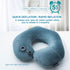 Inflatable Travel Neck Pillow for Airplane Train Car Washable Pillowcase U Shaped Office Napping Pillow...