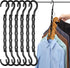 AMKUFO Closet Organizers and Storage 20 Pack Hanger Organizer Magic Hangers Space Saving Hanging Plastic for Heavy Clothes, Dorm Room Bedroom Home...