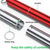 Airtight Aluminum Metal Storage Tube(3 Packs), Cute Small Pill Box Case Waterproof and Smell Proof Metal Tube Container Holder with Keychain, Fit ...