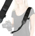 USA Gear Camera Sling Shoulder Strap with Adjustable Neoprene, Safety Tether, Accessory Pocket, Quick Release Buckle - Compatible with Canon, Niko...