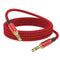 MOSWAG 1.64FT/0.5M 3.5mm Audio Aux Jack Cable to 3.5mm Aux Cable Male to Male Aux Cord Nylon Braided Stereo Jack Cord for Phones,Headphones,Speake...