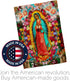 Our Lady of Guadalupe Flag Home Decor Faith Hope Grace Grave Yard Decorations For Cemetery Peace Dove Religious Decoration Religion Easter Garden ...
