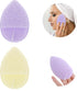 2 PCS Facial Sponge Konjac Glove Bath Sponge Gentle Exfoliating Pads Wash Reusable Puff for Daily Face Deep Pore Cleansing Blackheads Dead Skin, M...