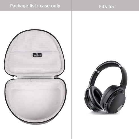 Hard Travel Case for Skullcandy Crusher Evo Over-Ear Headphones/HROEENOI JZ02 Headphones/Anker Soundcore Life Q20 Noise Cancelling Headphones (Cas...