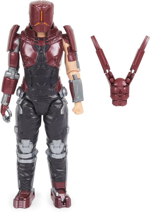 DC Comics, Carapax Action Figure, Red Suit, 12-inch, Detailed Sculpt, Poseable Blue Beetle Movie Collectible Superhero Kids Toys for Boys and Girl...