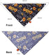 2 Pack Halloween Dog Bandanas with Bell, Pet Holiday Pumpkin Ghost Themed Pattern Triangle Bibs Dog Fall Scarf Accessories Premium Durable Fabric ...