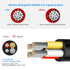14 Gauge 4 Conductor Wire, 10FT 14/4 Tinned Copper 4 Wire Cable, Stranded Electrical Wires for Speaker,Automotive,Thermostat,Trailer,Irrigation,Sp...