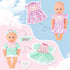 deAO Baby Doll Clothes for 12 Inch Dolls,6 Sets Doll Clothes and Accessories,6 hangers,Dress Up Fun,Doll Outfits Accessories Underwear for Doll Gi...