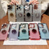 Case for iPhone 12 Case Women Girl with Ring Stand Ring Holder Kickstand, Cute Glitter Sparkle Bling Protective Phone Case Cover (Purple)...