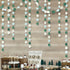 Cheerland Sage Green Garland Mint Blue White Circle Polka Dots Streamer Hanging Party Decorations for Kids Birthday Baby Shower Spring Engagement ...
