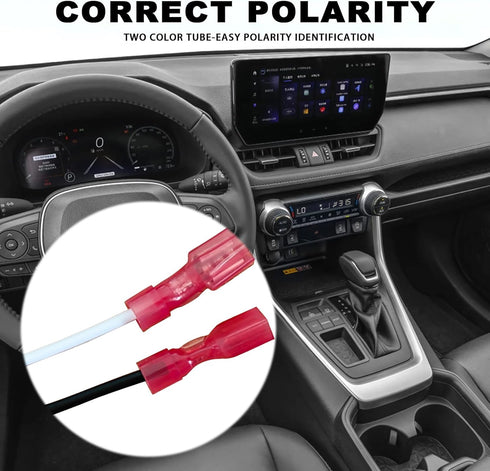 2Pcs 72-8104 Speaker Harness Adapte Compatible with Toyota Tacoma Tundra Camry Corolla 4 Runner Scion Pontiac Car Front and Rear Door Speaker Wire...